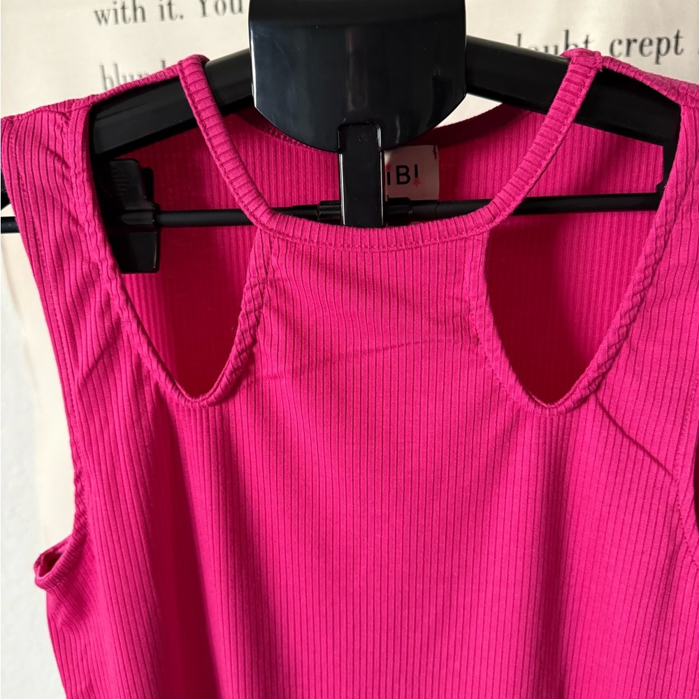 BiBi Ribbed Tank Top NWT - Picture 2 of 6